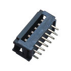 WCON 1.27mm DIP Plug Connector 2 * 13P PBT 30٪ GF UL94V-0 Brass Sel Au / Ni